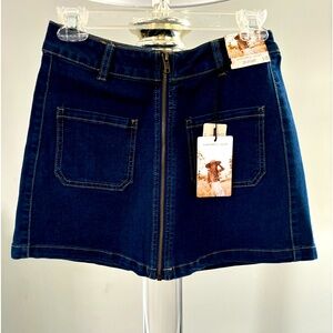 Sincerely Jules denim skirt, size 1/25.